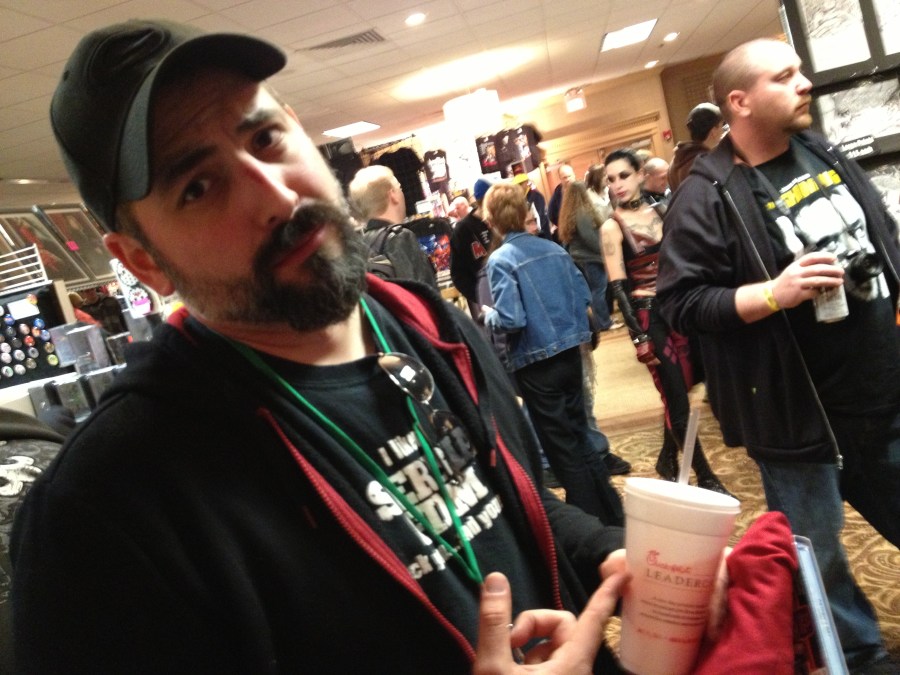 Wisconsin film guru (editor/director/producer) Derrick Carey regrets his lunchtime choices. Chick-a-Fil, Carey?!? C'mon!!