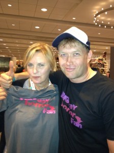 "Mommy - I want to play with you, next!" With Denise Crosby!