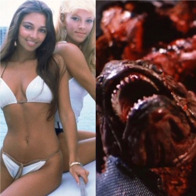 Carole Davis Piranha Montage