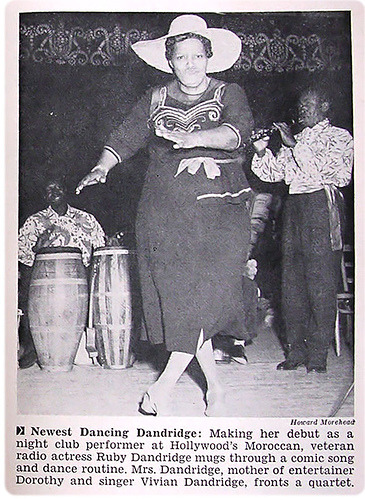 Ruby Dandridge performing